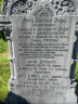 Grave - Mary Adelina John - inscription
